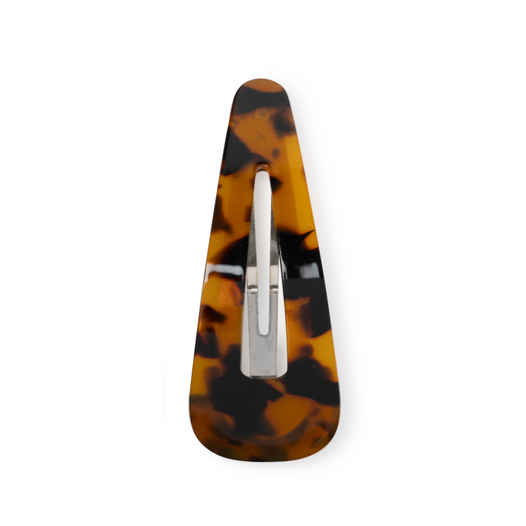 Tortoise hårspænde - brun